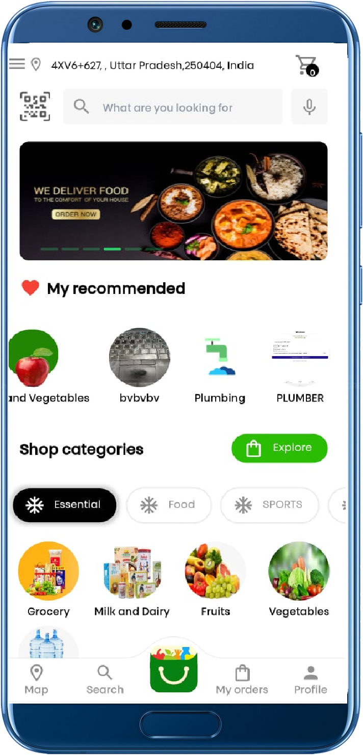 Multivendor Super App Grocery, Pharmacy, Food, E-c