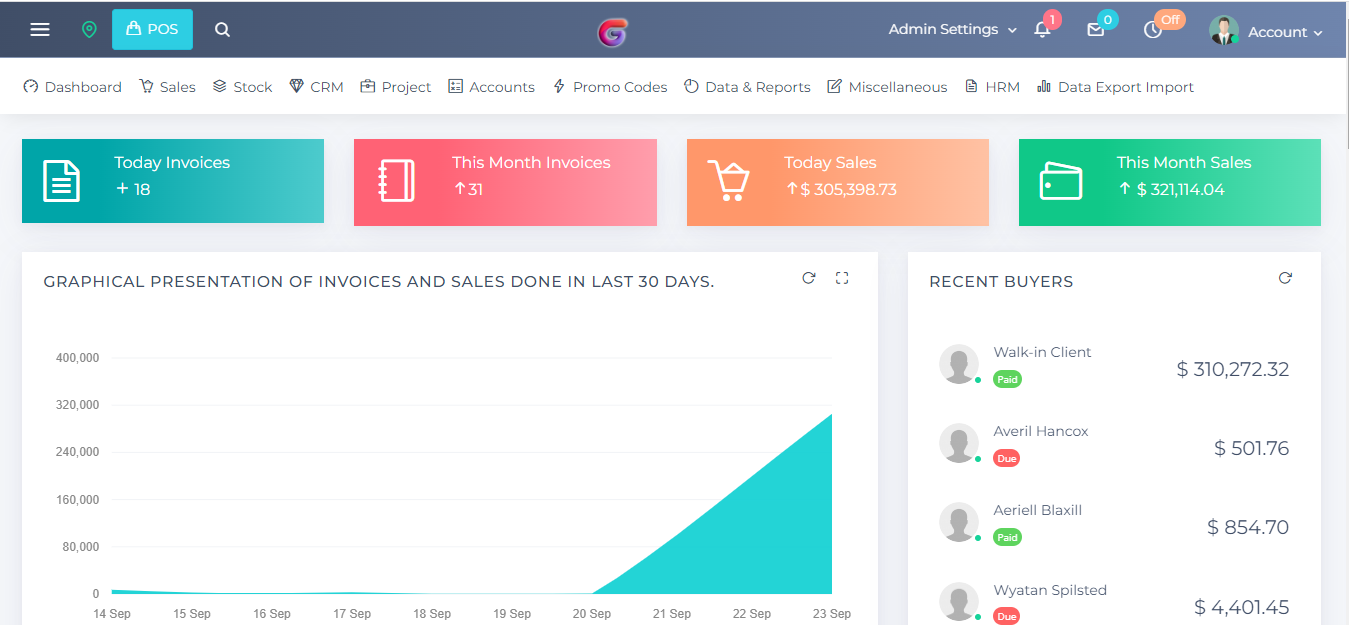 Point of sale (POS) Software
